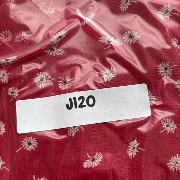 Fat Face UK Women Peasant Top Ditsy Floral Print Short Sleeve Red Size 18 J120 - Picture 9 of 9